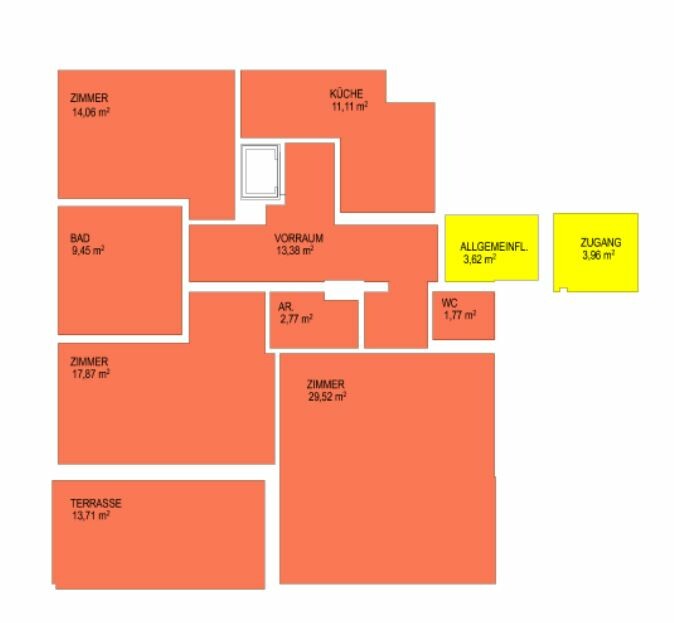Plan Wohnung W 1