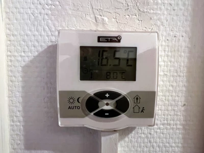 Thermostat Pelletsheizung