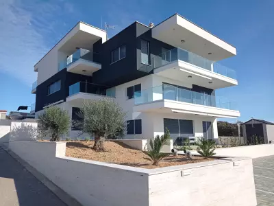 Modernes Apartment mit Meerblick (80 m zum Strand) - Insel Pag - Kroatien